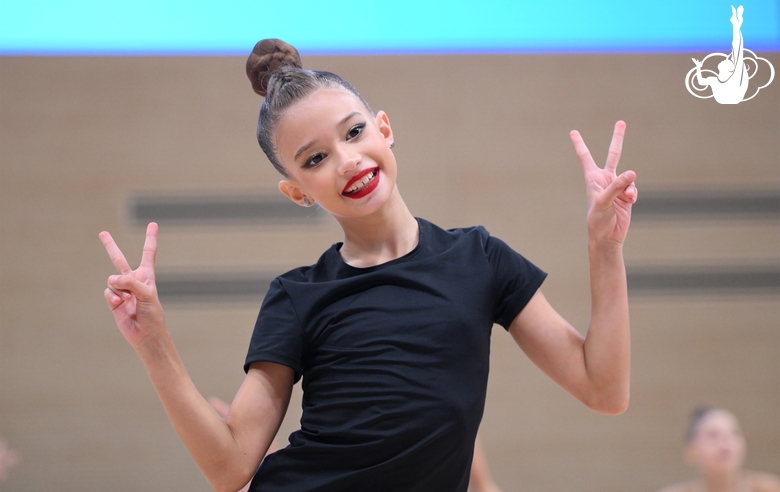A training camp participant during the performance at the final concert