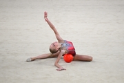 Kira Babkevich during the ball exercise