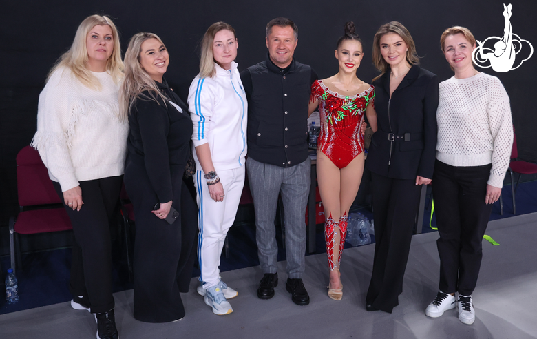20 февраля 2025 года. Олимпийская чемпионка Алина Кабаева на чемпионате России