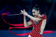 Exercise with a ribbon. Roza Abitova (Kazakhstan)