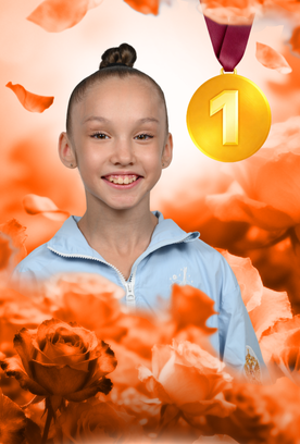 Вероника Малинина из Санкт-Петербурга — чемпионка всероссийского турнира «Юные гимнастки» в Ульяновске