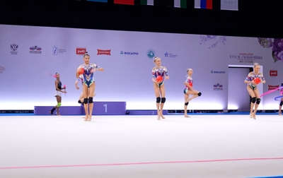 The meeting between Olympic champion Alina Kabaeva and the head coach of the Russian national rhythmic gymnastics group team, Emanuela Maccarani