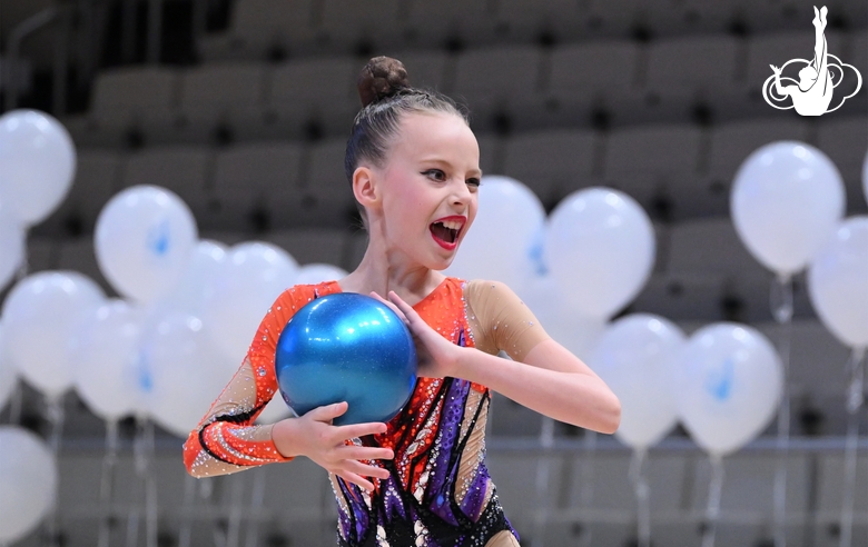 A training camp participant during the performance at the final concert