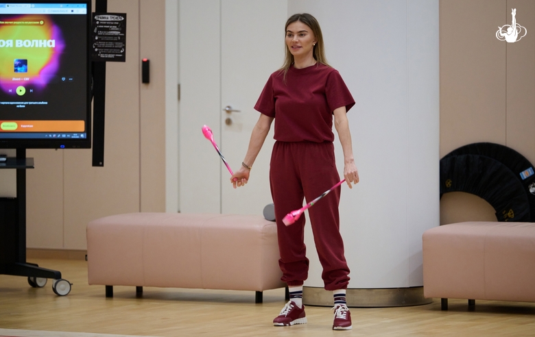 October 1, 2026. Olympic champion Alina Kabaeva during a training session at the Academy