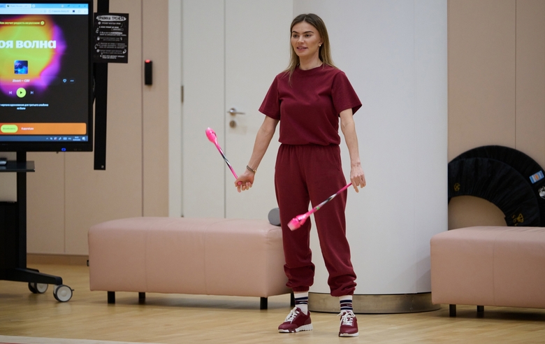 October 1, 2026. Olympic champion Alina Kabaeva during a training session at the Academy