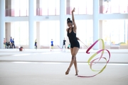Gymnast Aryaa Nitesh Kadam during training