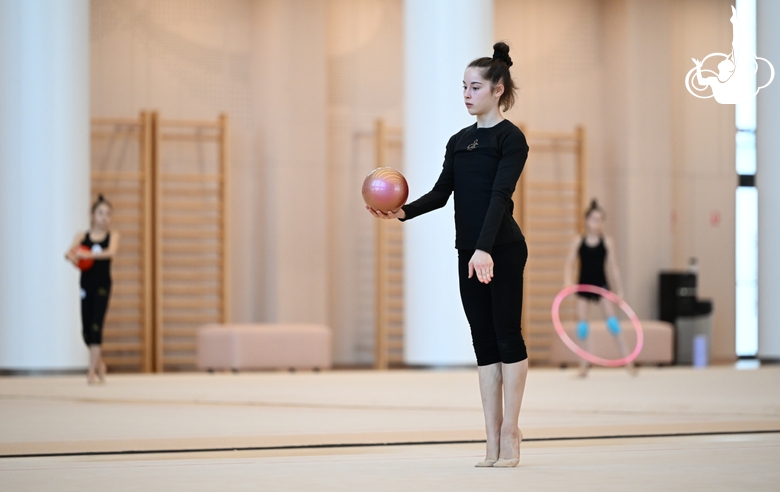 Александра Кирпичникова из Германии на сборах в Академии