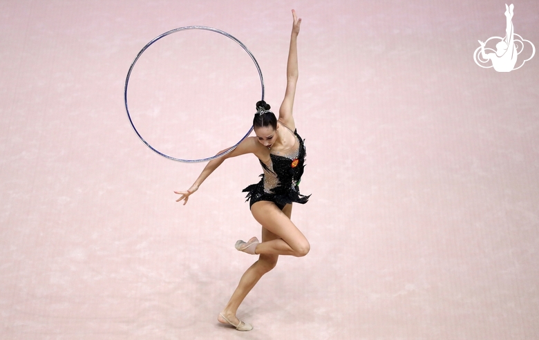 Exercise with a hoop. Anastasia Guzenkova (Russia)