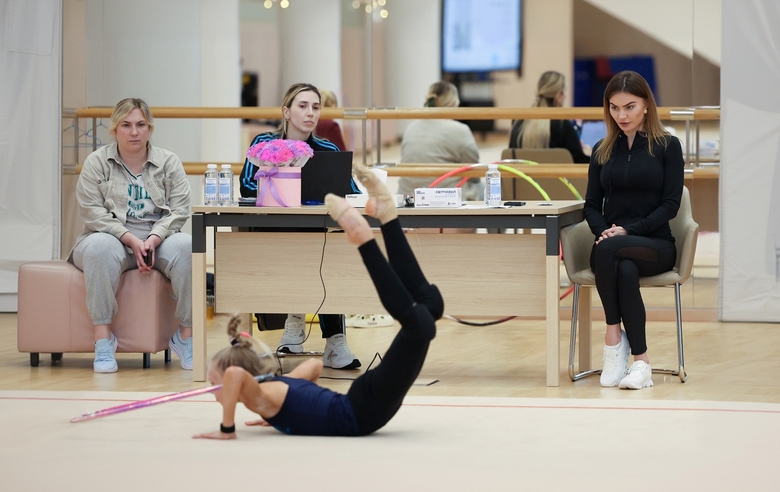 May 20, 2026. Olympic champion Alina Kabaeva during training at the Academy