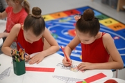 Preschoolers during a class dedicated to the Chinese New Year
