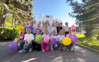 Творческое поздравление с днем рождения для Алины Кабаевой от гимнасток из Челябинской области