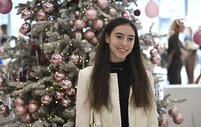 Nicole Andronchik during the Academy holiday
