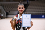 Каролина Тарасова после церемонии награждения