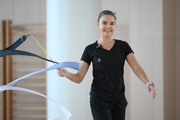 Dina Averina during the training session in the Academy