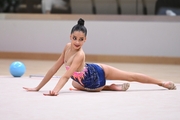 Gymnast during an exercise