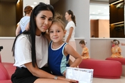 A participant in Academy selection with her mother