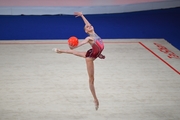Kira Babkevich during the ball exercise