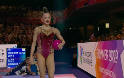 Dancing along with our champion!