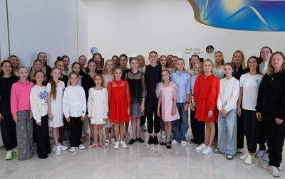 The Academy team congratulated Olympic champion Alina Kabaeva on her birthday