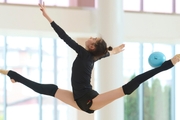 Anna Vakulenko during the ball exercise