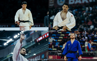 Russian judokas Tamerlan Bashayev, Niyaz Bilalov, Egor Sukhoparov and Ivan Chernykh became prize winners of the Grand Slam tournament in Baku