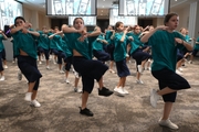 Alla Dukhova's TODES dance studio dancers at the Martial Arts Academy
