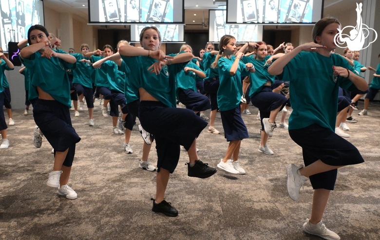 Alla Dukhova's TODES dance studio dancers at the Martial Arts Academy