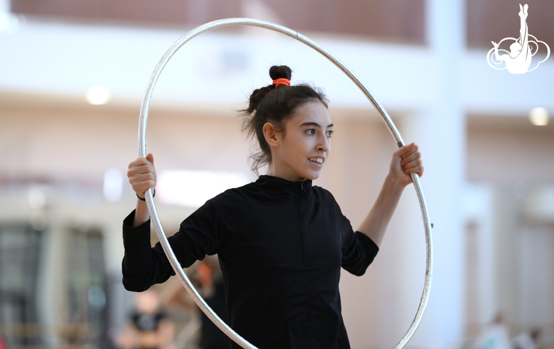 Николь Андрончик на занятии под руководством хореографа фестиваля «Алина» Ирины Зеновки