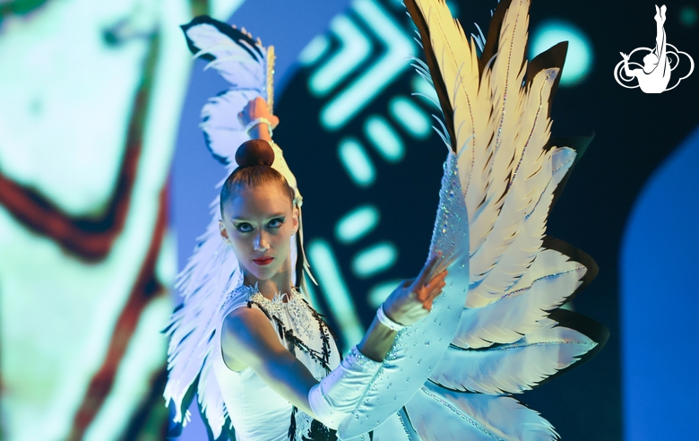 Victoriia Bespalova in the Altai routine