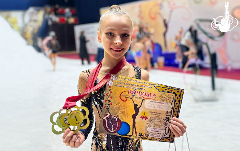 Диана Собянина завоевала две медали на турнире Step to the dream в Армении