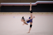 Мария Борисова во время контрольной тренировки перед чемпионатом Европы