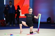 Sofia Ilteryakova during floor testing