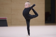 Young gymnast during the selection process