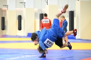 Participants of the training camp during training at the Martial Arts Academy