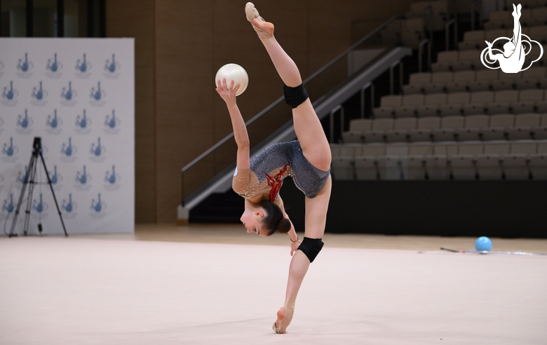 Мария Борисова во время контрольной тренировки в преддверии чемпионата России