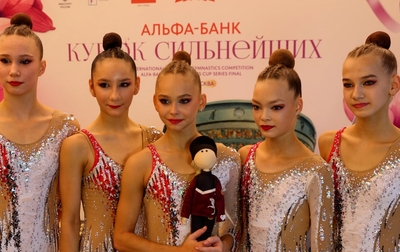 Junior group gymnasts from Tatarstan share their impressions during the Cup of the Strongest final