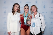 Olympic champion Alina Kabaeva, Lala Kramarenko and Laysan Savitskaya