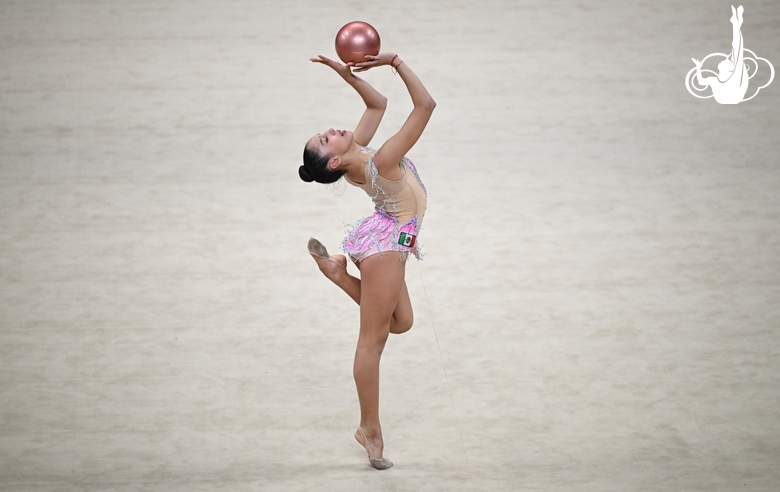 Catalina Avila Cisneros during the ball exercise