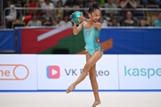 Asel Arapova during the ball exercise