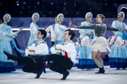 Dance performance at the closing of the tournament