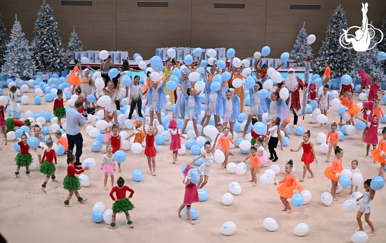 Участницы новогодней елки