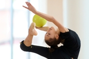 Valeria Medvedeva during the ball exercise