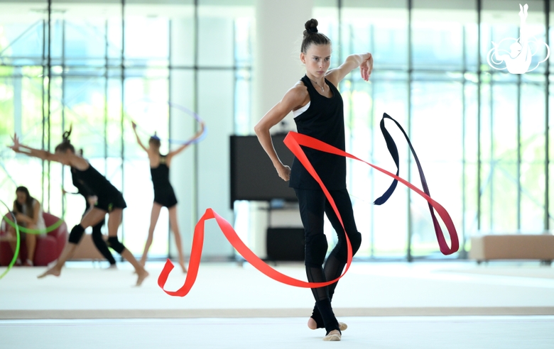Anastasia Vlasenko during the recovery camp at the Academy