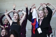 Young spectators at Sky Grace tournament