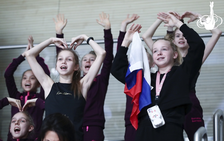 Young spectators at Sky Grace tournament