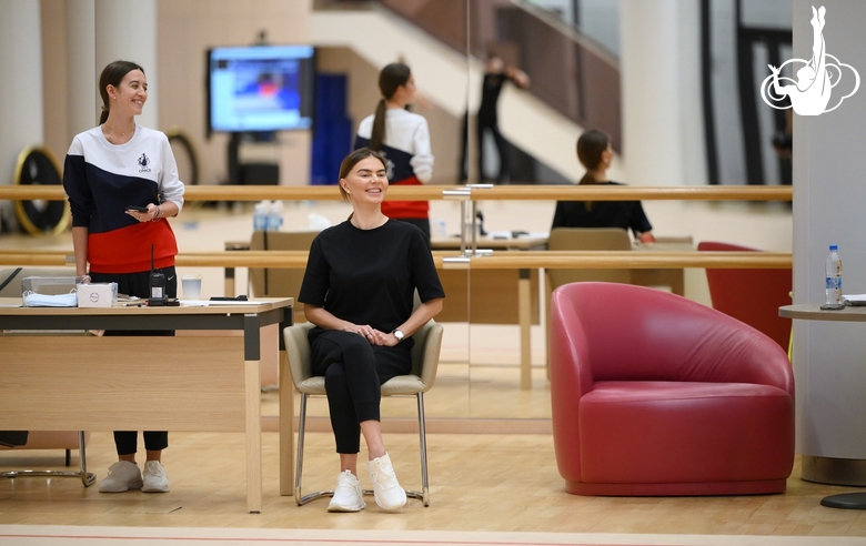 February 3, 2026. Olympic champion Alina Kabaeva during training at the Academy