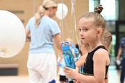 Young gymnast on the first day of Academy selection process