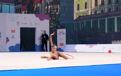 Как создавалось упражнение Ксении Савиновой с обручем?