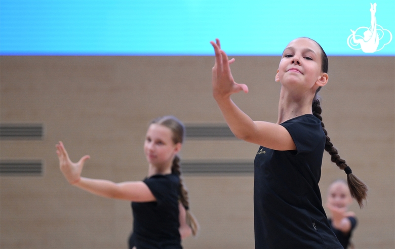 Participants of the training camp during their performance at the final concert