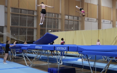 Olympic champion is at the training base in Novogorsk!